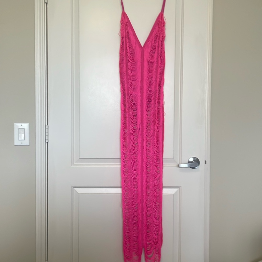 Vacation Fringe Maxi Dress